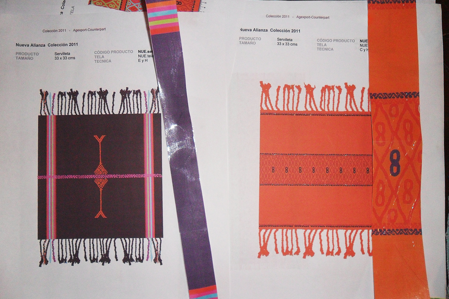 Paper guides for the development of the first prototypes